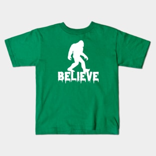 Bigfoot Believe Kids T-Shirt